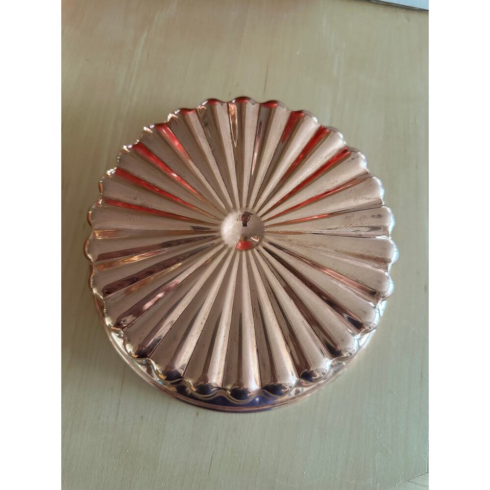 Copper Flower Pie Mold   Made in Germany